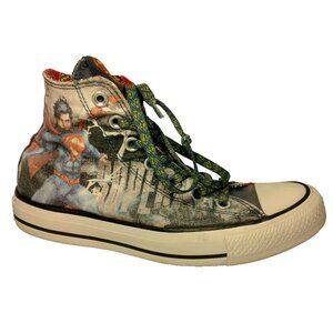 Converse All Star Superman High Top Sneakers Men 5 Women 7 DC High Top Shoes